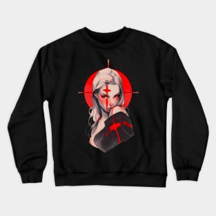 A beautiful nun Crewneck Sweatshirt